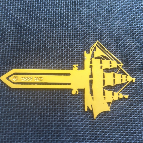 Vtg Tall Ship Bookmark by Weathervanes Over America - Picture 9 of 11